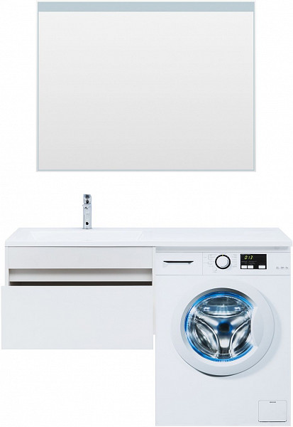 Тумба под раковину Aquanet Токио 68 белый (подвесная, 1 ящик) 00236917