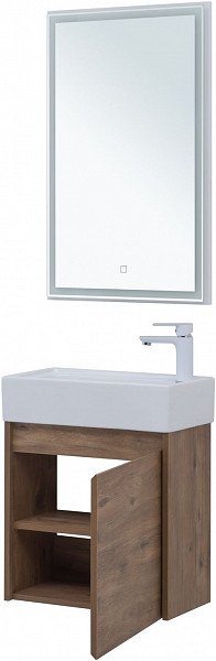 Мебель для ванной Aquanet Nova Lite 50 дуб рустикальный (с дверецей) 00302530