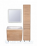 Тумба напольная Style line Атлантика 60, Люкс ясень перламутр, под раковину, PLUS