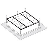 Каркас к ванне Vagnerplast  Helios 194x170
