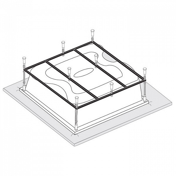 Каркас к ванне Vagnerplast  Helios 194x170