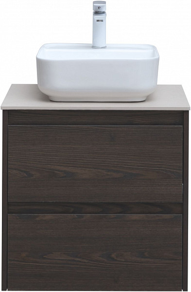 Тумба под раковину Aquanet Nova Lite 60 дуб черный (2 ящика) 00287894