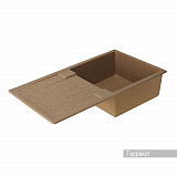 Мойка для кухни Aquaton Верона прямоугольная с крылом терракотовая 1A710032VR270