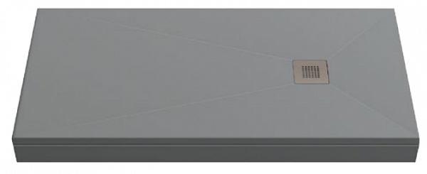 Душевой поддон Creto Ares 160x90, серый