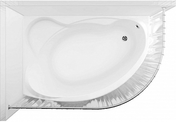 Карниз для ванны Aquanet Jamaica полукруглый 160х100 00152670