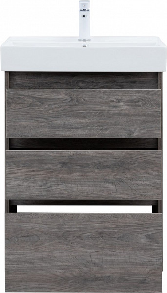 Тумба под раковину Aquanet Nova Lite 60 дуб рошелье (3 ящика) 00302470