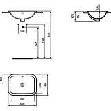 Раковина Ideal Standard Connect 50 см E5057MA