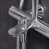 F0780564 Like душ.система, набор: смеситель д/ванны/душа с термостатом, верх.душ.d 250 мм, ручной ду