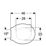 Крышка-сиденье Geberit Renova Comfort 500.679.01.1