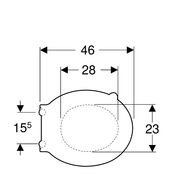 Крышка-сиденье Geberit Renova Comfort 500.679.01.1