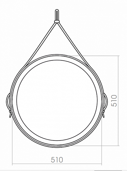 Зеркало Silver Mirrors Kapitan light D51 см LED-00002331