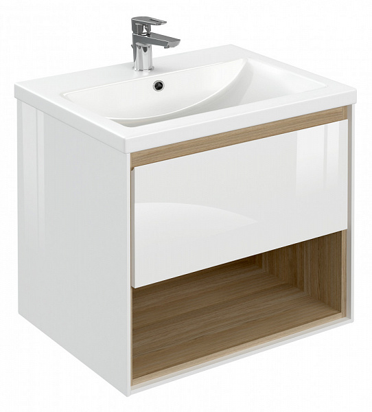 Тумба под раковину Cersanit Louna 60 см  SP-SZ-LOU-CO60/Wh