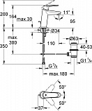 Смеситель для раковины Grohe Eurodisc Cosmopolitan 23049002
