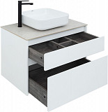 Тумба под раковину Aquanet Nova Lite 75 белый (2 ящика) 00242272