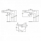 Раковина Ideal Standard Connect Arc 55 см E785401