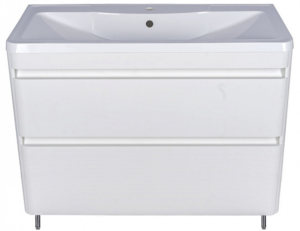 Тумба напольная Style line Атлантика 100, Люкс антискрейч, под раковину, PLUS