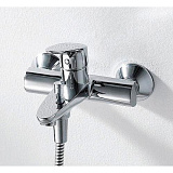 Смеситель для ванны с коротким изливом с аксессуарами Bravat Drop F64898C-B