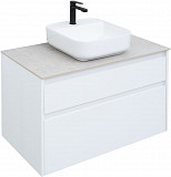 Тумба под раковину Aquanet Nova Lite 90 белый (2 ящика) 00242268