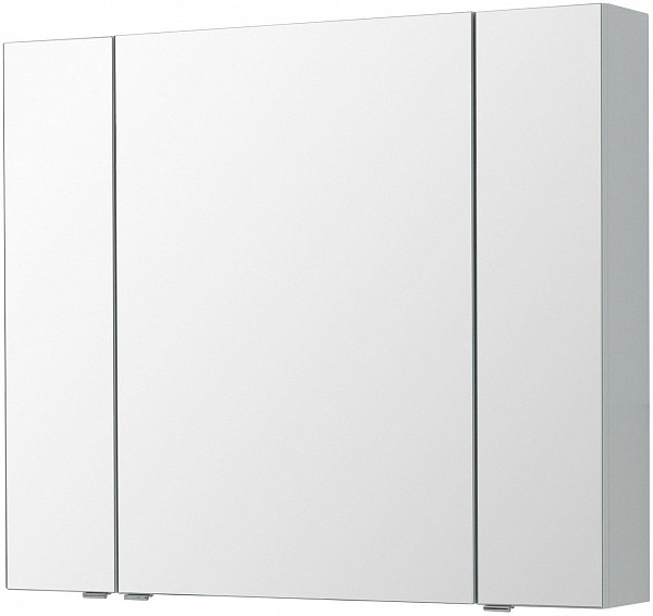 Зеркальный шкаф Aquanet Алвита New 100 Серый 00277544