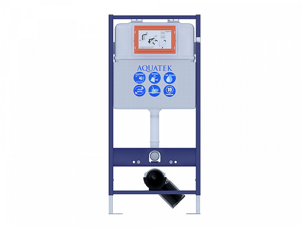 Монтажная рама Aquatek Standart 51 для подвесного унитаза INS-0000001
