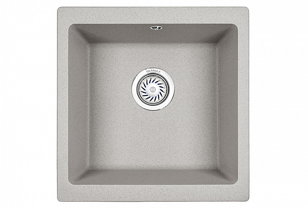 Мойка кухонная Granula квадратная кварц 4451, БАЗАЛЬТ
