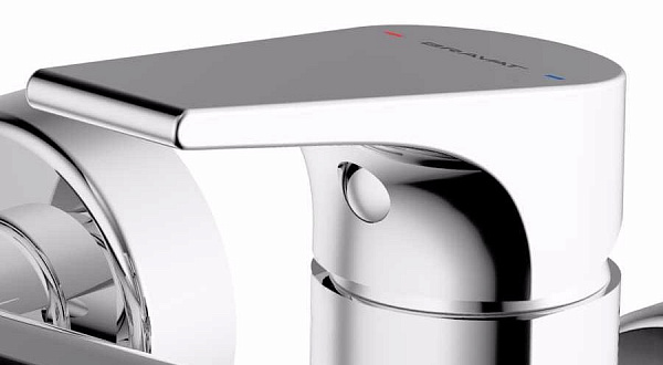 Смеситель для ванны c коротким изливом Bravat Vega F6119177CP-01