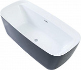 Акриловая ванна Aquanet Family Fine 170x78 95778 Gloss Finish (панель Black matte) 95778-GW-MB
