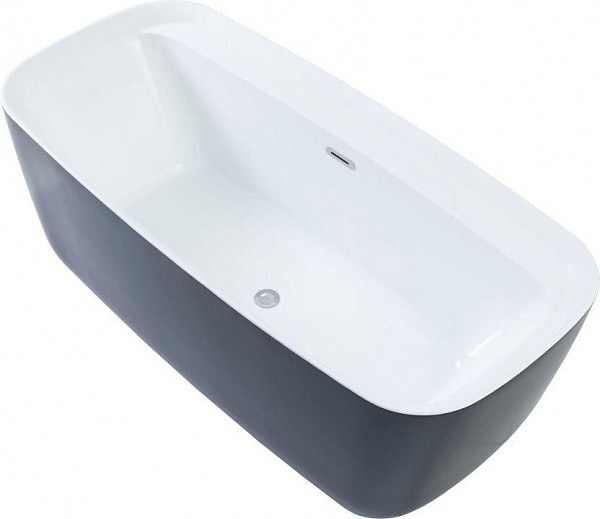 Акриловая ванна Aquanet Family Fine 170x78 95778 Gloss Finish (панель Black matte) 95778-GW-MB