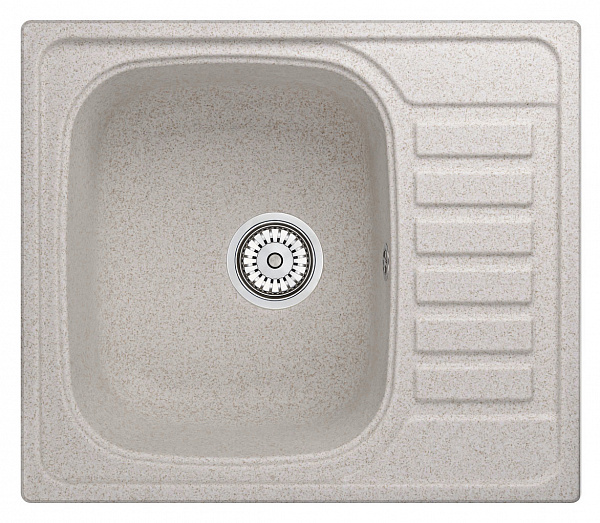 Мойка кухонная Granula квадратная кварц 5801, ПИРИТ