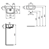 Раковина Ideal Standard Tempo 35 см T056901 R