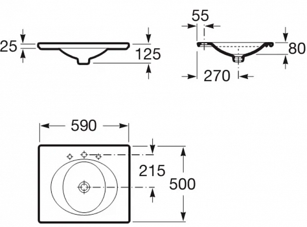 Раковина Roca Kalahari 327894000