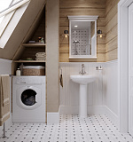 Раковина Santeri Вест с переливом белый 131118S0011B0