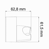 Настенный держатель лейки Wasserkraft A014