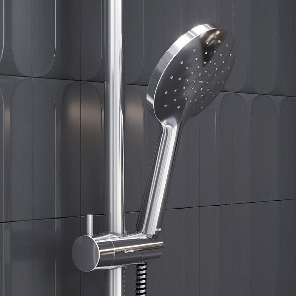 977810000 Jupiter душевая система ванна/ душ, с ТМС смесителем, хром