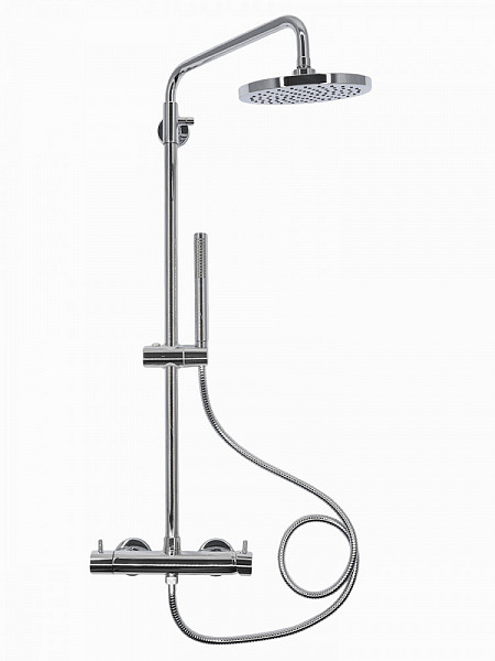 AQM 8001CR Душевая система для душа со смесителем AQUAme  Хром