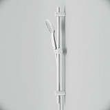 F0190033 Gem душ.комплект: ручн.душ 1 ф-ция d 110 мм, штанга 700, шланг 1 750 мм, белый, шт.