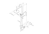 F0790510 Gem душ.система, набор: смеситель д/ванна/душа с термостатом, верхн. душ d 220 мм, ручн.душ