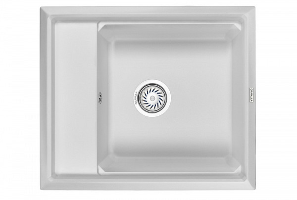Мойка кухонная Granula прямоугольная кварц 6004, АРКТИК