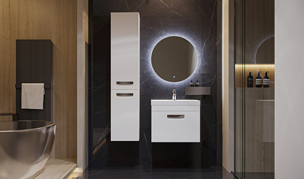 Пенал подвесной Estea 160, белый матовый