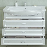 Тумба под раковину Верона 105 3 ящика напольная Санта 700118