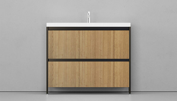 Тумба под раковину Velvex Klaufs 100 см tnKLA.100.2Y.NEW-617.217