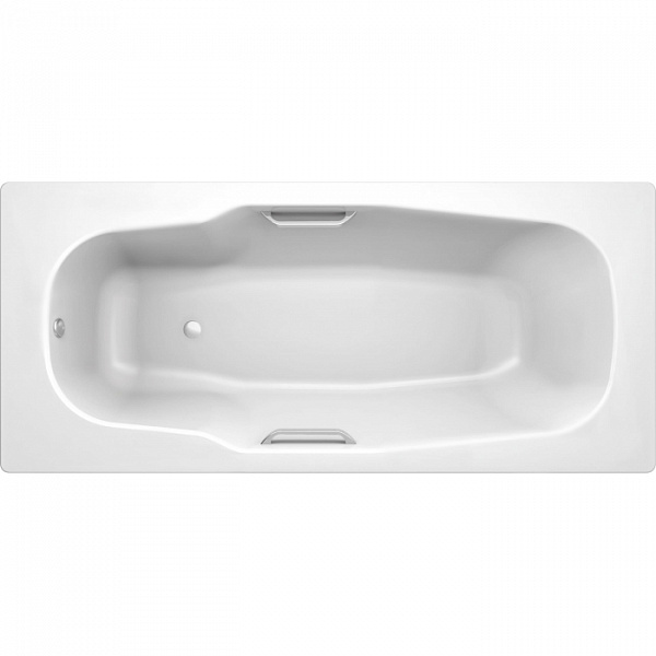 Стальная ванна BLB Atlantica 180x80 B80A с отверстиями под ручки