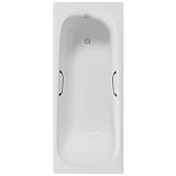 Ванна чугунная Delice Continental 1400х700 с антискользящим покрытием