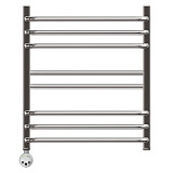 Полотенцесушитель электрический Point Омега PN90156SE П8 500x600 левый/правый, хром