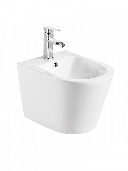 AQM2101 Биде подвесное с отв под смеситель AQUAme, с переливом 515x360x345мм