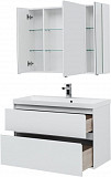 Мебель для ванной Aquanet Гласс 100 белый 00240468