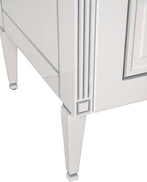 Тумба под раковину Aquanet Паола 120 белый/серебро 00181763