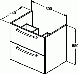 Тумба под раковину Ideal Standard Tempo E3240WG