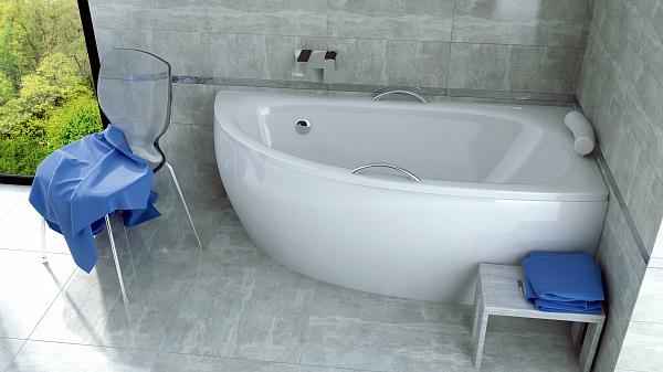 Акриловая ванна Besco Milena 150x70 WAM-150-NP Правая