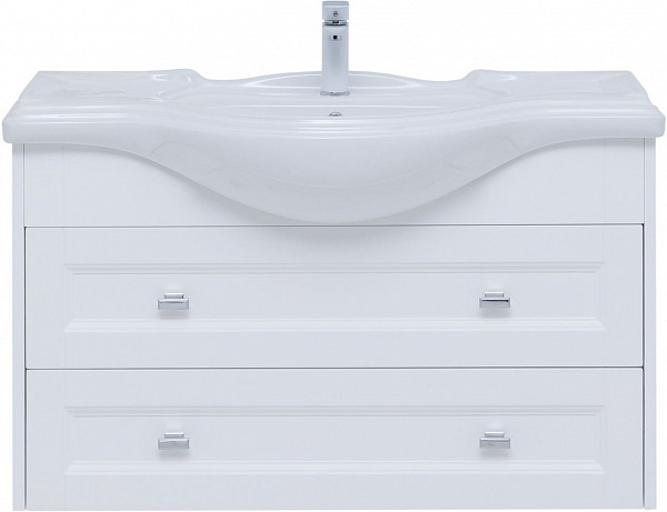 Тумба под раковину Aquanet Монте 105 белый матовый 00303999